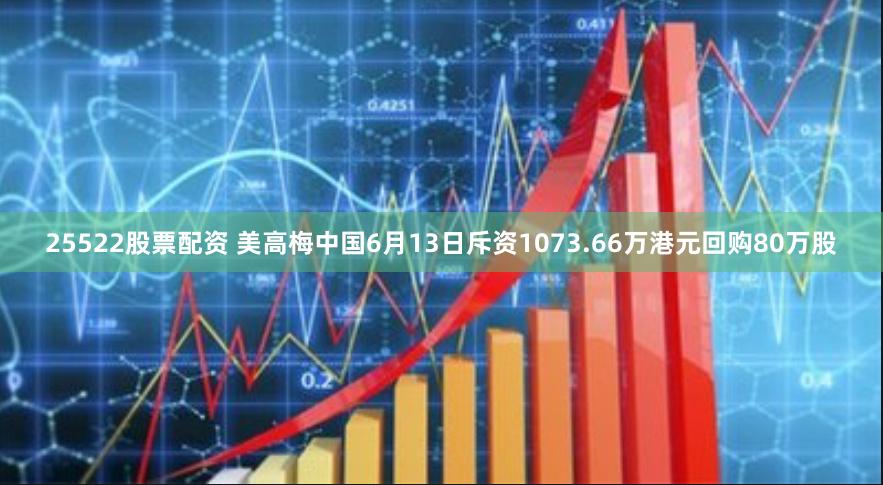 25522股票配资 美高梅中国6月13日斥资1073.66万港元回购80万股